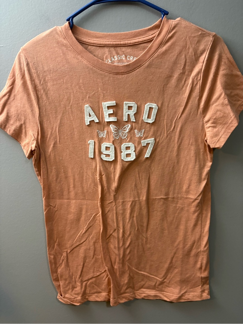 1987 Women's Short Sleeve Tee - Apricot
